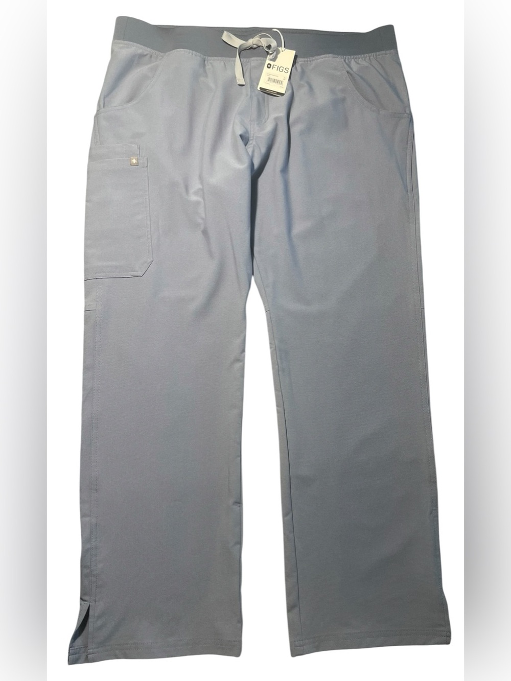 💙🩶FIGS Kade Cargo Scrub Pants. Limited edition color-Vapor Blue. Size-XL. NWT